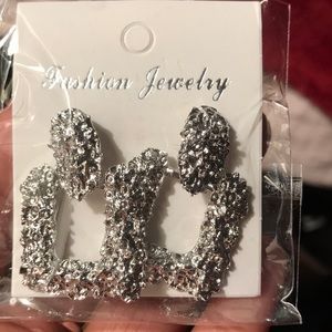 Silver Drop Earrings